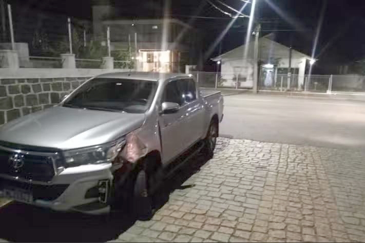 Carro com registro de furto em Gaspar é recuperado em Timbó após acidente