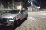 Carro com registro de furto em Gaspar é recuperado em Timbó após acidente