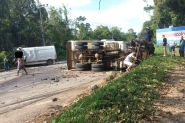 Grav�ssimo acidente � registrado na estrada que liga Gaspar a Blumenau 