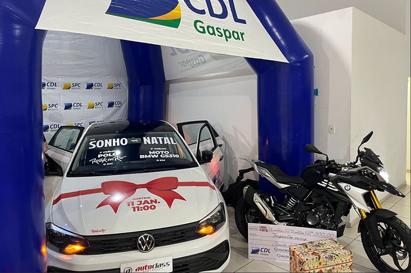 Sonho de Natal: campanha da CDL de Gaspar sorteia R$140 mil em prmios