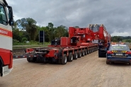 Transporte de transformador gigante vai deixar tr�nsito lento nas BRs-470 e 101 nesta segunda; confira o hor�rio e o trajeto
