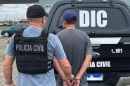 Homem investigado por homicídio, tráfico de drogas, lavagem de capitais e organização criminosa é preso em Ilhota