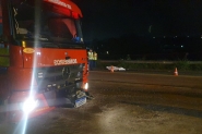 Mulher � atropelada por caminh�o e morre em Blumenau