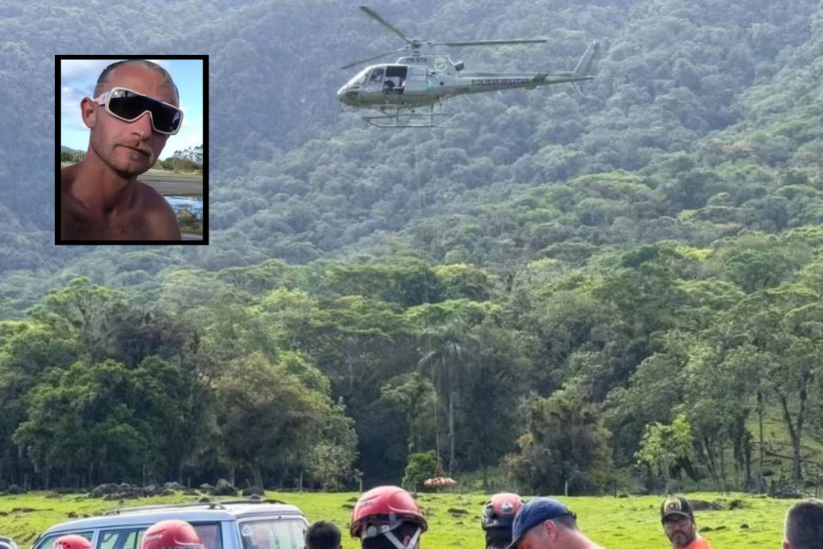 Depois de cinco dias, força-tarefa resgata montanhista encontrado morto em Joinville