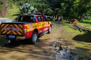 Homem sofre choque el�trico e tem 25% do corpo queimado no Arraial, em Gaspar