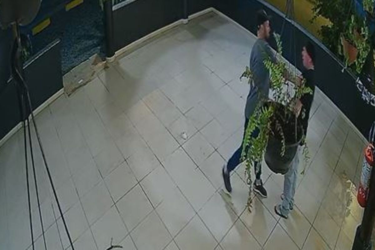 V�deo mostra assassino discutindo com funcion�rio de lanchonete antes de mat�-lo em Blumenau