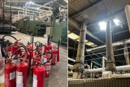 Brigadistas controlam princípio de incêndio em empresa em Ilhota