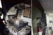 Homem � encontrado carbonizado em cima da cama ap�s casa pegar fogo em Florian�polis 