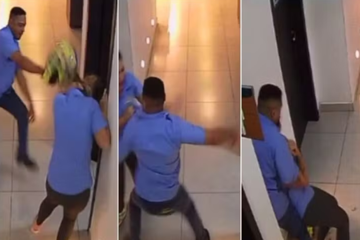 Mulher  atacada com golpes de capacete e faca em Balnerio Cambori