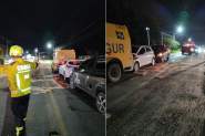Engavetamento envolvendo carro de transporte de valores  registrado em Gaspar