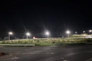 Prefeitura de Gaspar assume servio e acesso  Ponte do Vale recebe iluminao pblica