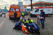 Coliso entre carro e moto deixa gestante ferida no Centro de Gaspar