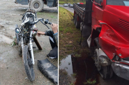 Motociclista sem CNH perde a perna em acidente na rodovia entre Gaspar e Brusque