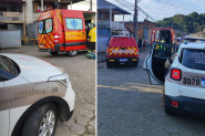 Tentativa de assassinato deixa mulher gravemente ferida no bairro Sete, em Gaspar