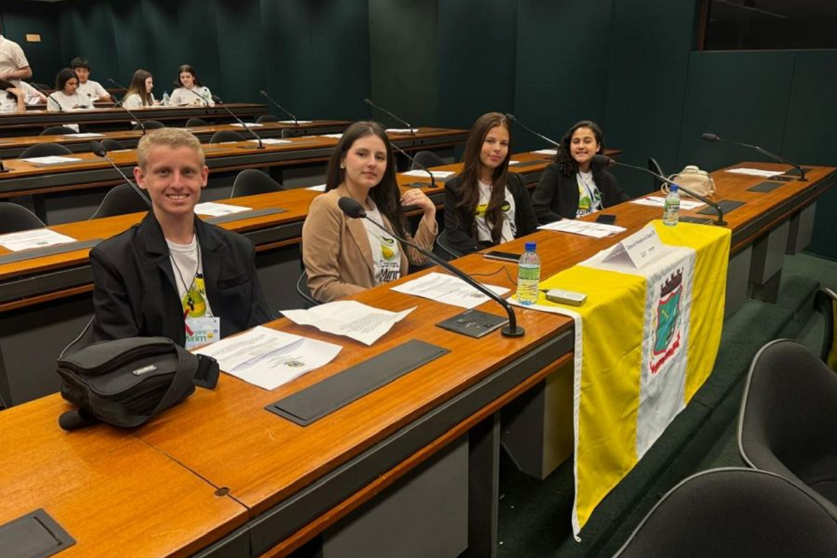Vereadores Mirins de Gaspar participam de programa nacional em Bras�lia