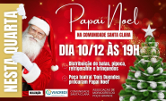 Comunidade Santa Clara, Associação de Moradores e Viacredi promovem ação de Natal no Poço Grande, em Gaspar