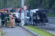 Três pessoas morrem em grave acidente na BR470, em Apiúna