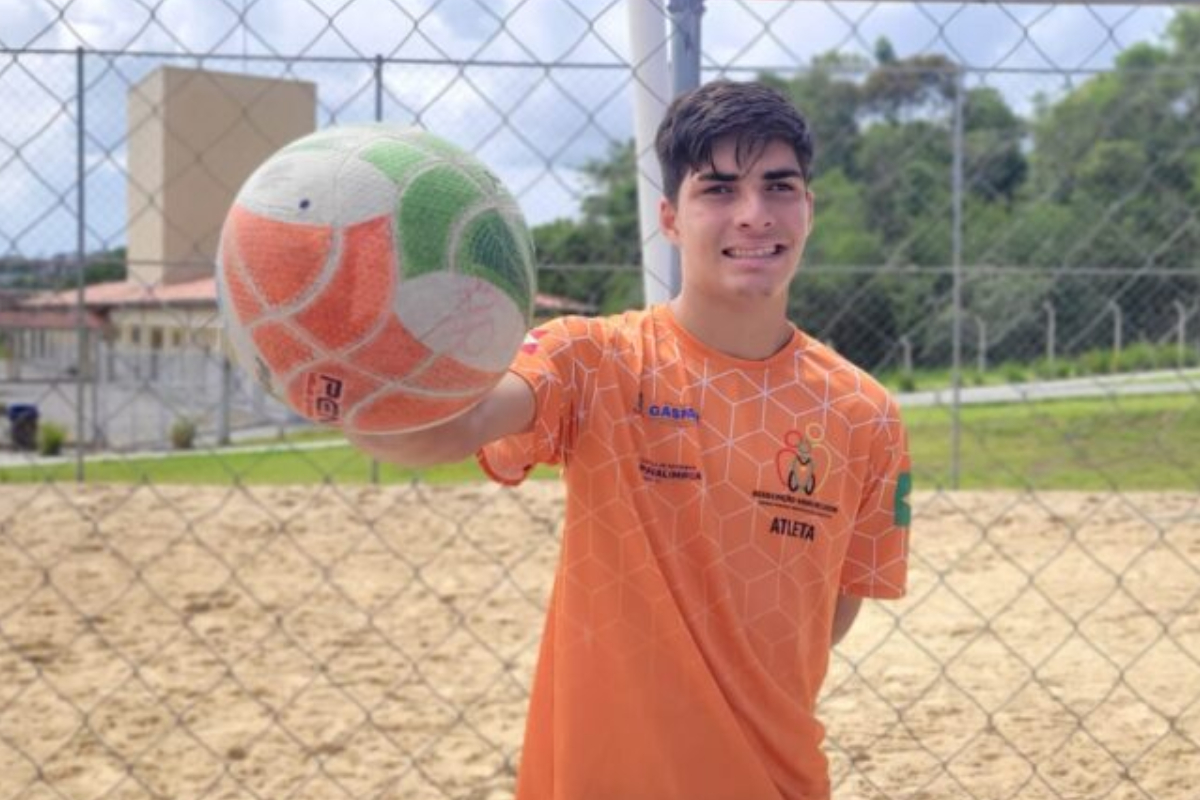 Atleta de Gaspar é convocado para Camping Escolar Paralímpico nacional