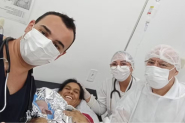 Beb� recebe nome do m�dico que realizou seu parto em ambulat�rio de Blumenau