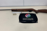 Em busca por homem condenado a mais de 70 anos de prisão, mulher acaba presa por porte ilegal de arma em Gaspar