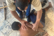 Homem que amea�ou cortar a cabe�a da ex � preso em Blumenau