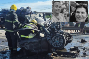 Quem são o pai, a mãe e a avó mortos em acidente na BR em Itajaí