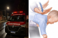 Bombeiros de Ilhota salvam beb� de 18 dias que estava engasgado