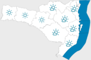 Previs�o do tempo de 13 a 17 de julho em Santa Catarina