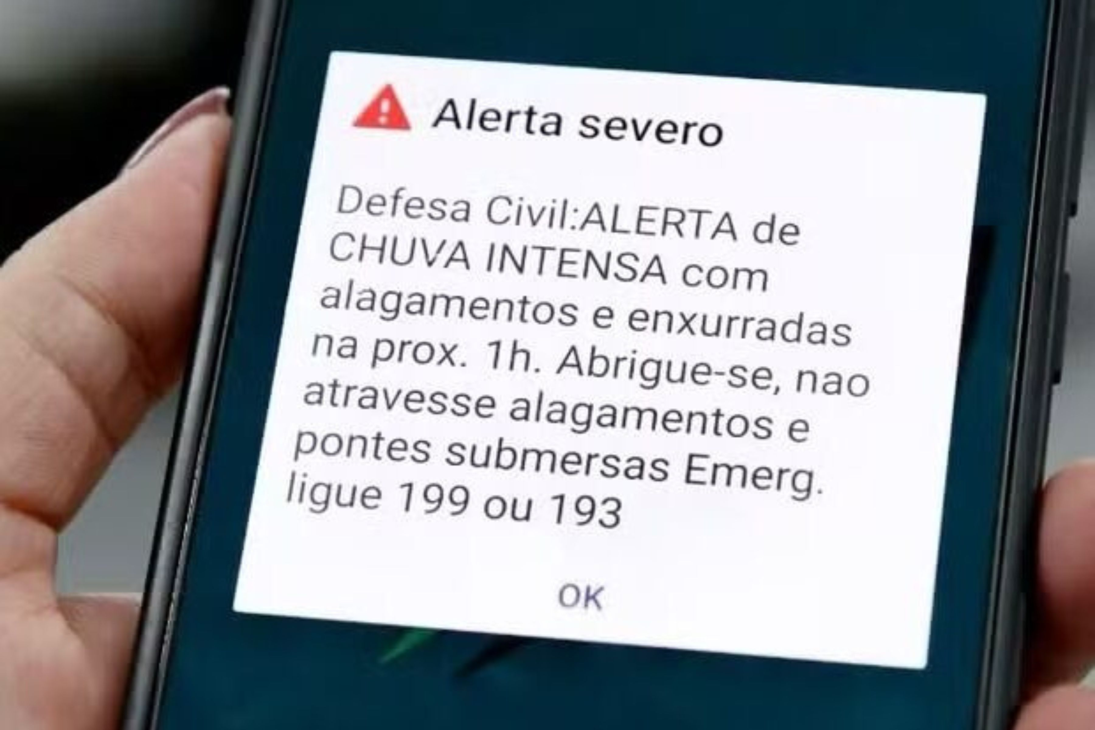 Moradores de Gaspar podem receber alerta teste da Defesa Civil neste s�bado